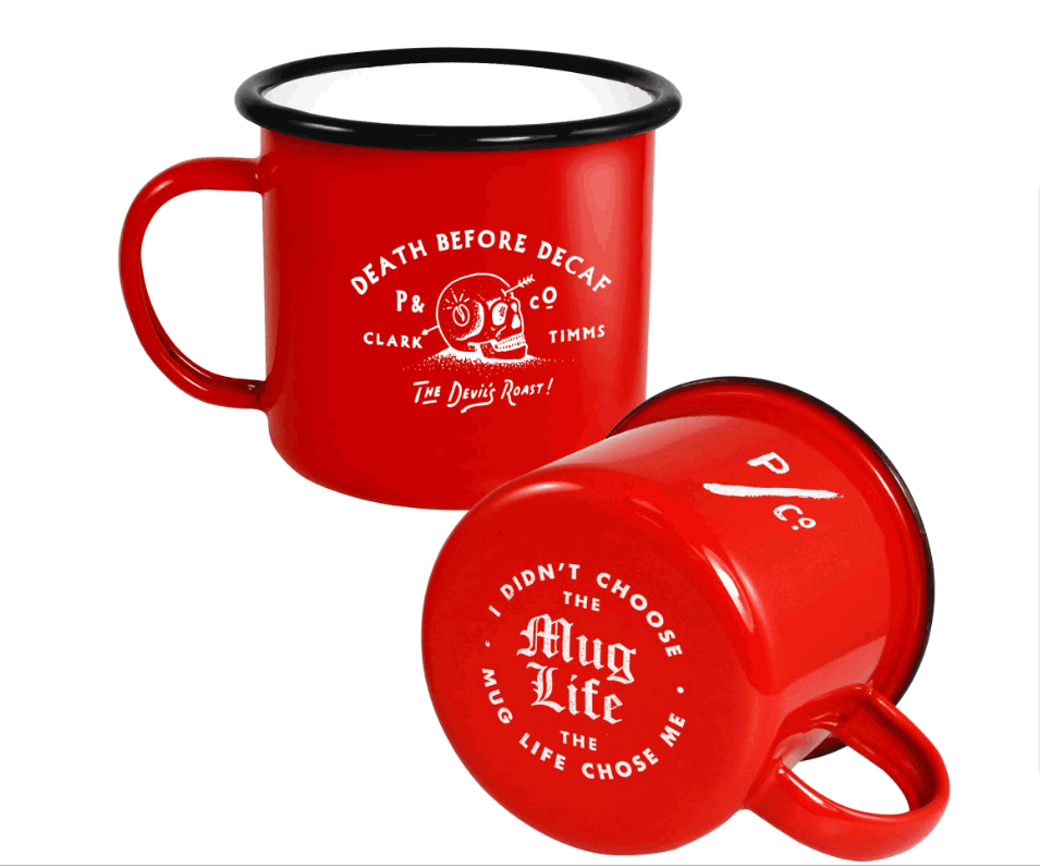 Mug en émail personnalisé 350 ml image