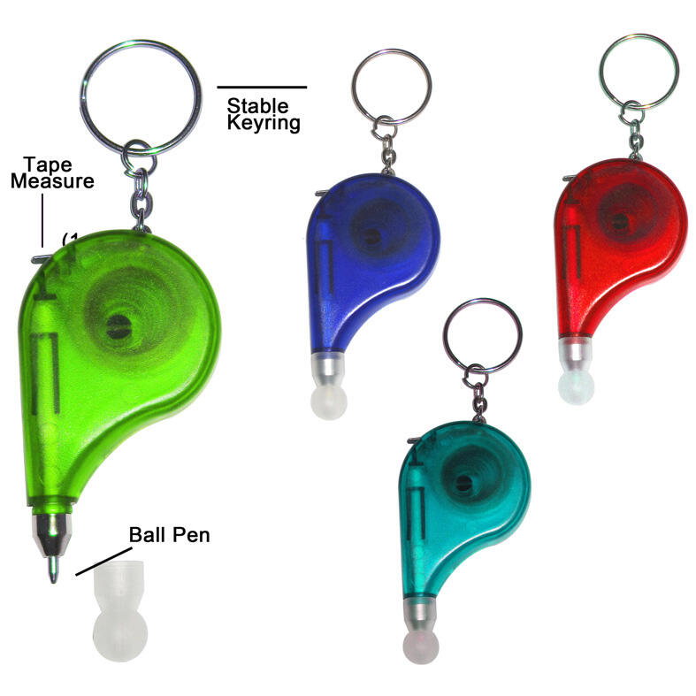 Porte-clé stylo et mètre ruban image