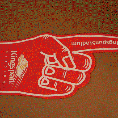 Giant foam hands printed with your logo Riesen Schaumhände individuell bedruckt image